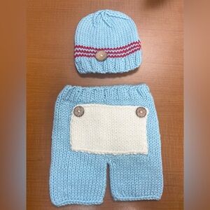 Hand made newborn outfit